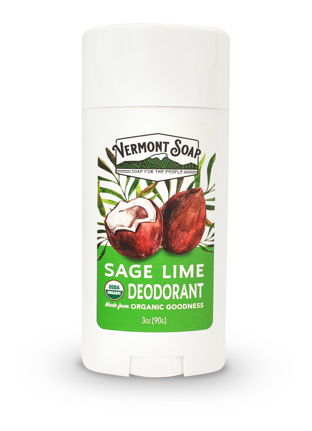 Sage Lime Organic Deodorant 3oz (90g)